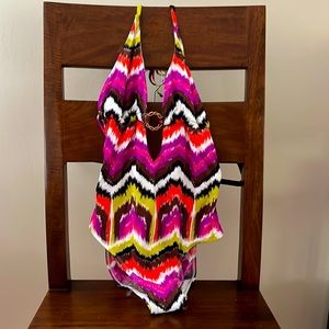 NWT Trina Turk Backless Swimsuit (L)